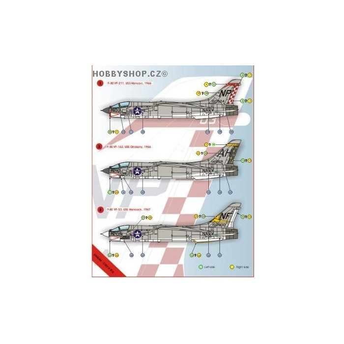 F-8E Crusader MiG Masters - 1/48 decals