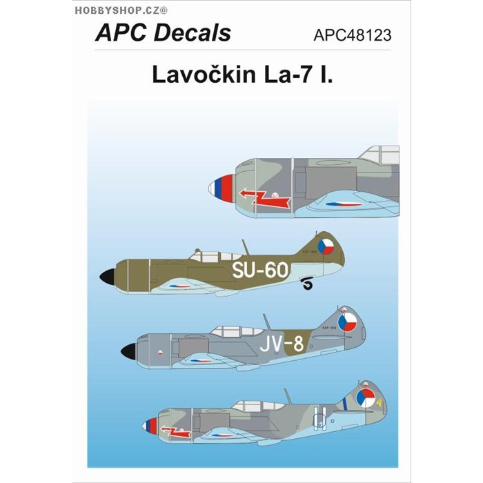 Lavočkin La-7 I. - 1/48 obtisk