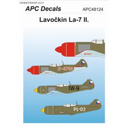 Lavočkin La-7 II. - 1/48 obtisk