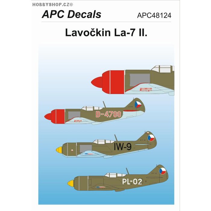 Lavochkin La-7 II. - 1/48 decal