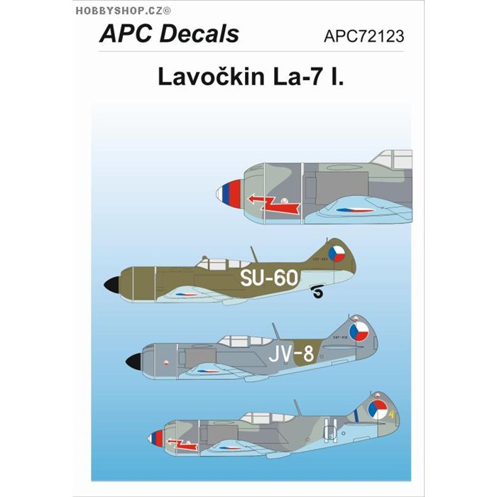 Lavochkin La-7 I. - 1/72 decal