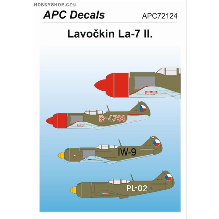 Lavochkin La-7 II. - 1/72 decal