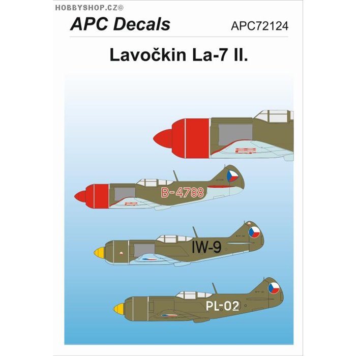 Lavočkin La-7 II. - 1/72 obtisk