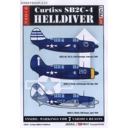 Curtiss SB2C-4 Helldiver - 1/72 decals