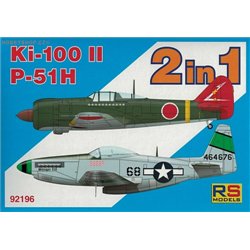 Ki-100 II + P-51H Double kit - 1/72 kit