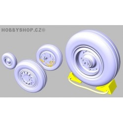 F-16 late wheels  - 1/48 detail set