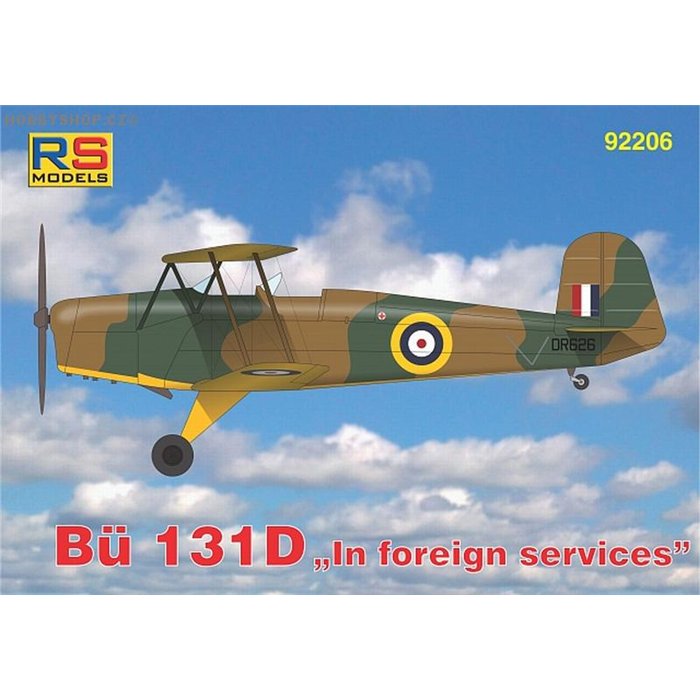 Bücker 131 D "In foreign services" - 1/72 kit