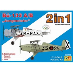 Bücker 133 A/B "Jungmeister" Double kit - 1/72 kit