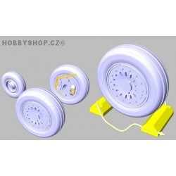 F-16 early wheels - 1/48 update set