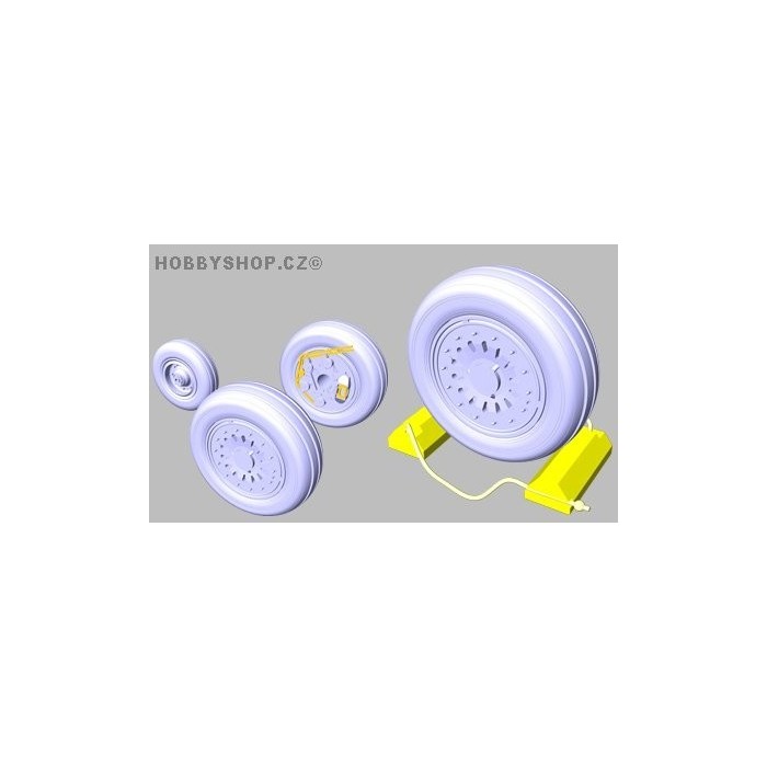 F-16 early wheels - 1/48 update set