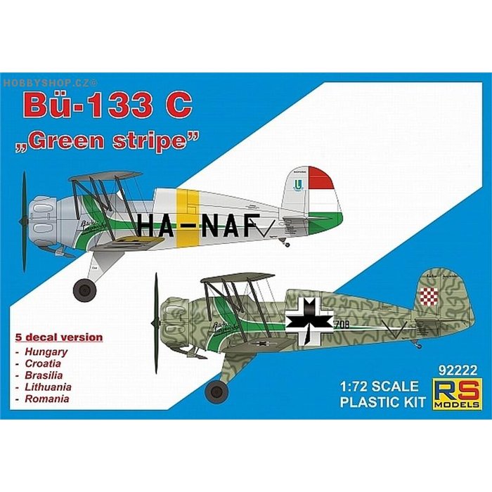 Bücker 133C "Green Stripe" - 1/72 kit