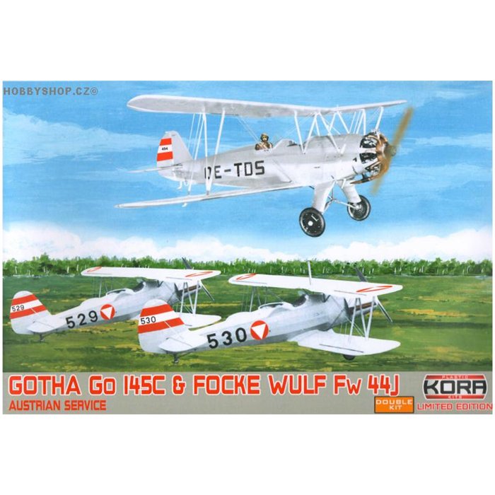 Go 145A / Fw 44J Austrian service Double - 1/72 kit
