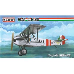 Fiat CR.20 Italian service - 1/72 kit