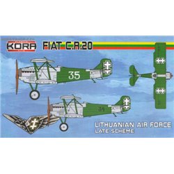 Fiat CR.20 Late Lithuanian service - 1/72 kit