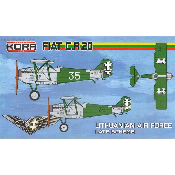 Fiat CR.20 Late Lithuanian service - 1/72 kit