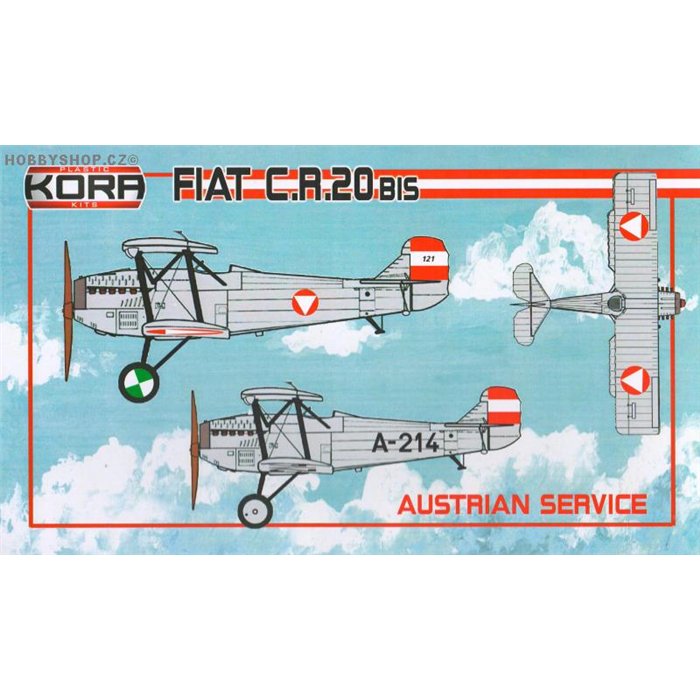 Fiat CR.20bis Austrian service - 1/72 kit