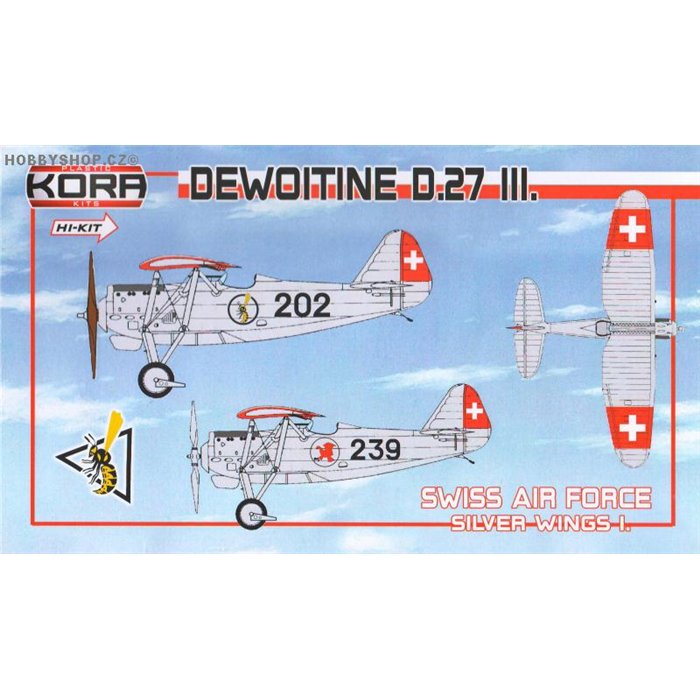 Dewoitine D.27 III Swiss A.F. part I. - 1/72 kit