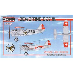 Dewoitine D.27 III Swiss A.F. part II. - 1/72 kit