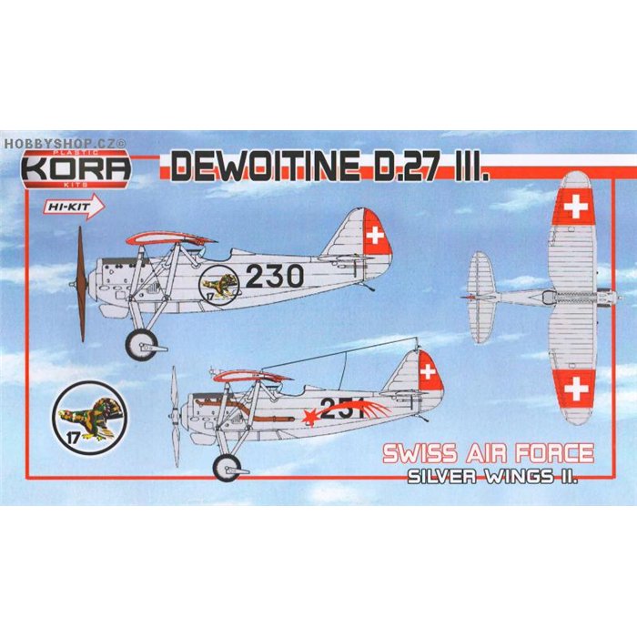 Dewoitine D.27 III Swiss A.F. part II. - 1/72 kit