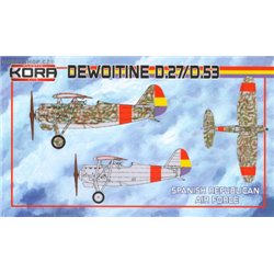 Dewoitine D.27/D.53 Spanish Republican A.F. - 1/72 kit