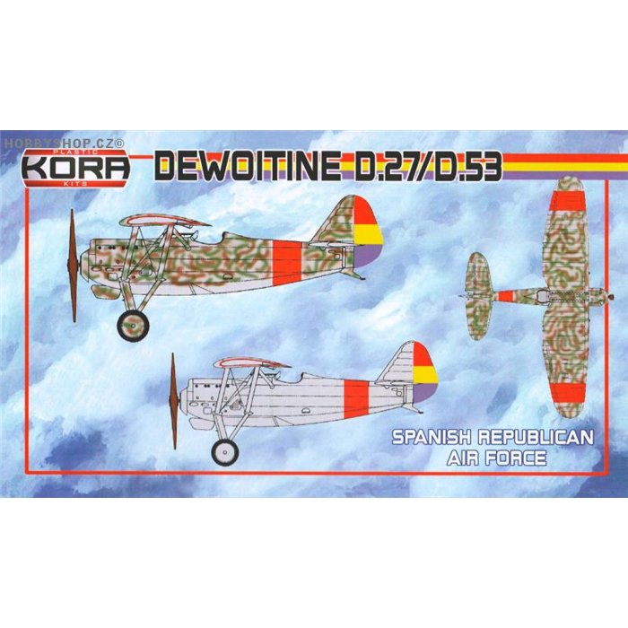 Dewoitine D.27/D.53 Spanish Republican A.F. - 1/72 kit