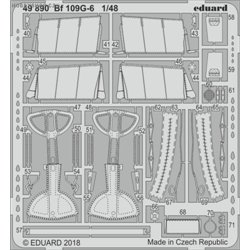 Bf 109G-6 - 1/48 PE set