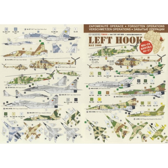 Left Hook - 1/72 decal