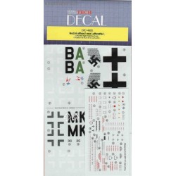 Luftwaffe night fighter aces part I - 1/48 decal