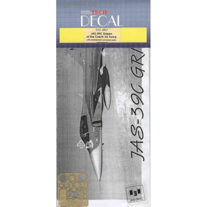 JAS-39C Gripen of the Czech AF - 1/48 decal