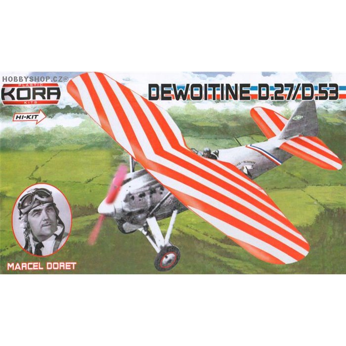 Dewoitine D.27/D-53 Marcel Doret - 1/72 kit