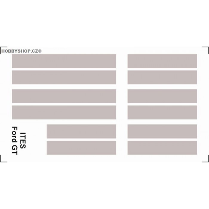 Pruhy Ford GT obtisky
