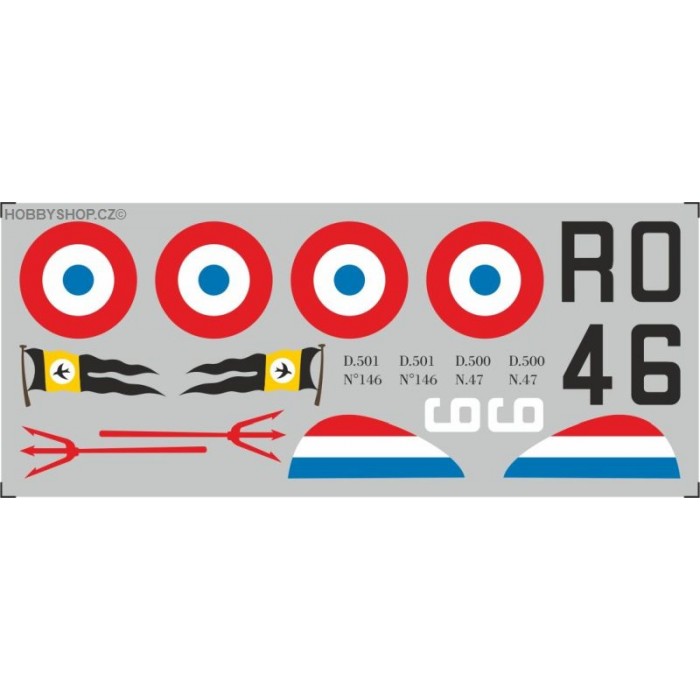 Dewoitine D.500 / D.501 - 1/72 decal