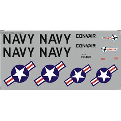 Convair XFY-1 Pogo - 1/72 decal