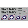 Convair XFY-1 Pogo - 1/72 decal