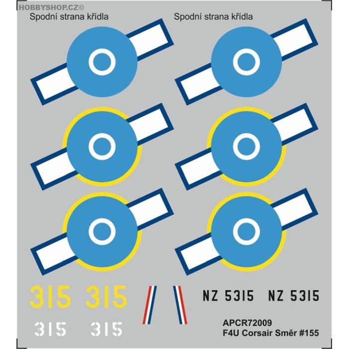 F4U Corsair  - 1/72 decal