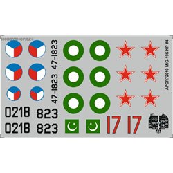 MiG-19S - 1/72 decal
