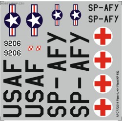 Piper L-4H Plovákový - 1/72 obtisk