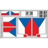 Fokker D.VII MÁG flags - 1/48 decal