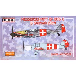 Me Bf 109G-6 & Saiman 202M Swiss Air Force - 1/72 kit