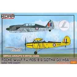 Fw 190S-8 & Gotha Go 145A in British hands - 1/72 kit