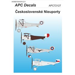 Československé Nieuporty - 1/72 obtisk