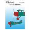 Škoda D.1 ČLH - 1/72 decal