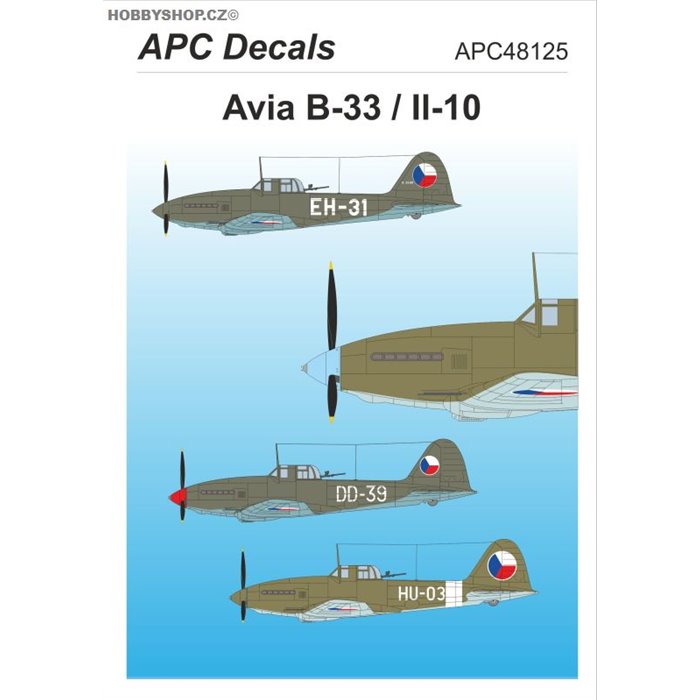 Avia B-33 / Il-10 - 1/48 decal