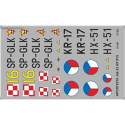 Yak-23 - 1/72 decal