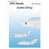 Civilní UTI-ny - 1/144 decal