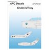 Civilní UTI-ny - 1/72 decal