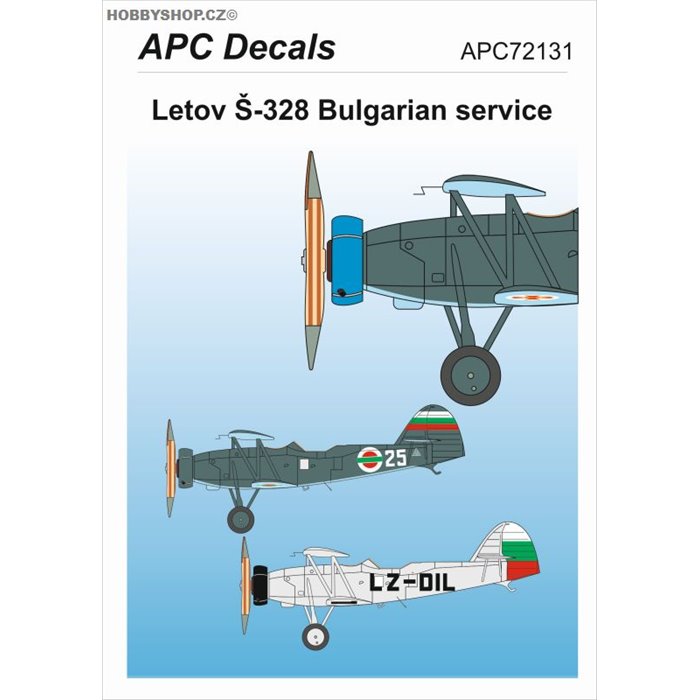 Letov Š-328 Bulharsko - 1/72 obtisk