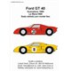 Ford GT40 part II. - decals
