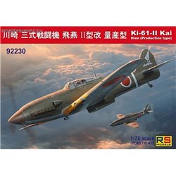 Ki-61 II Kai with bubble canopy - 1/72 kit