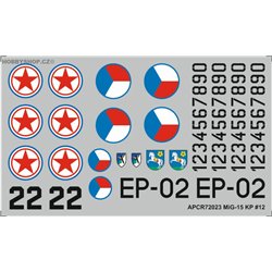MiG-15 - 1/72 decal